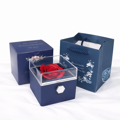 Rotating Rose Gift Box