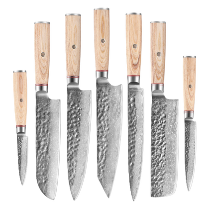Damascus Steel Hand Kitchen Knife